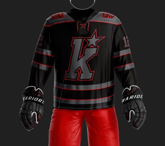 Kirkwood Sublimated Black Jersey