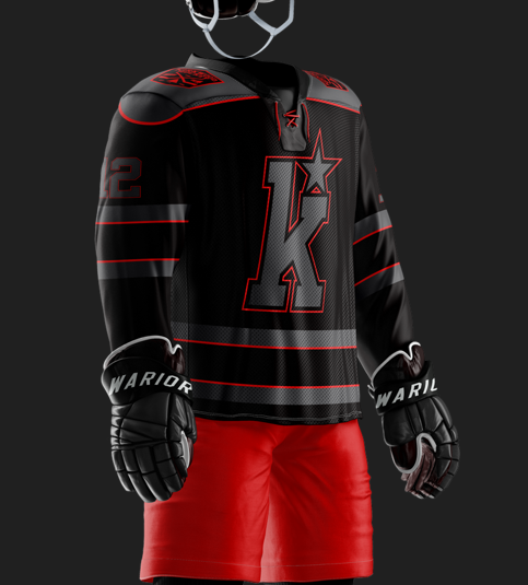 Kirkwood Sublimated Black Jersey