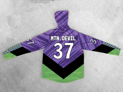 Ice Cougars Sublimated Jersey Style Hoodie