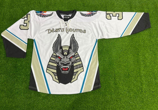 Death Hounds White Jersey
