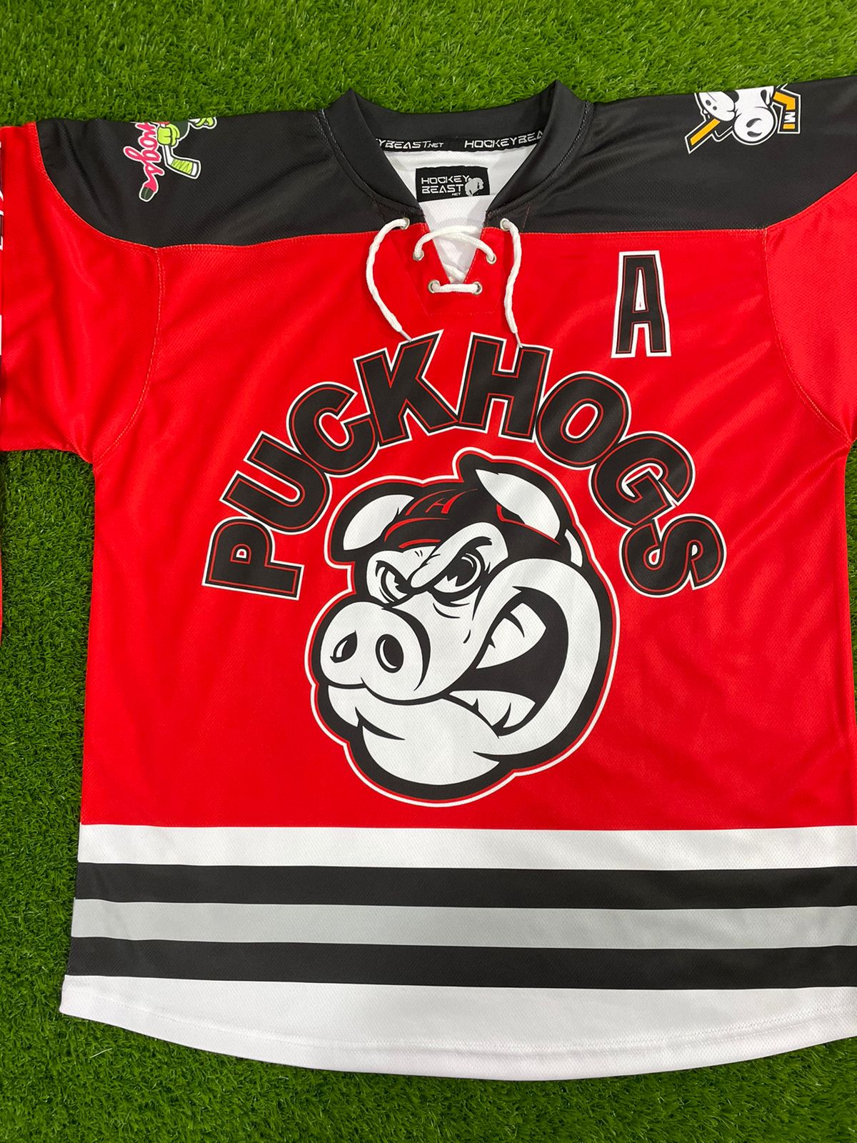 Puckhogs Sublimated Red Jersey