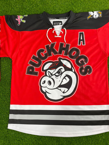 Puckhogs Sublimated Red Jersey