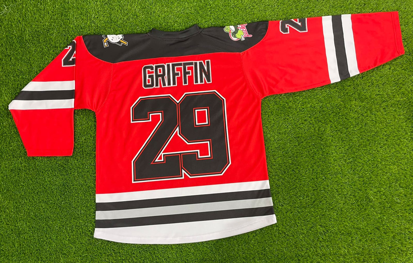 Puckhogs Sublimated Red Jersey