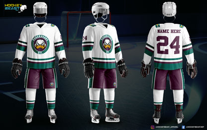 Quackheads White Socks