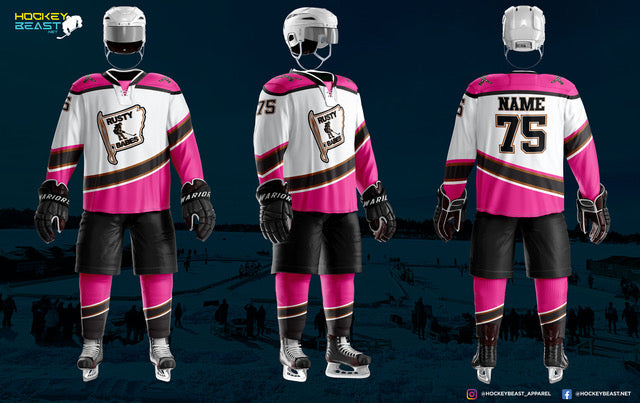 Rusty Babes White/Pink Jersey