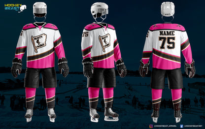 Rusty Babes White/Pink Jersey
