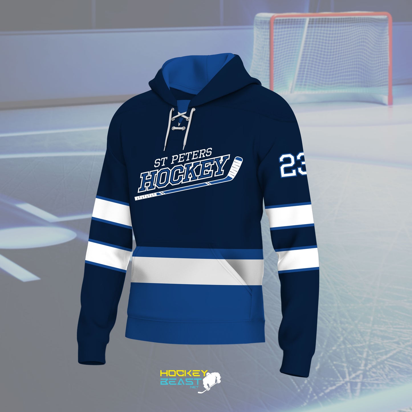 St Peters Hockey Sublimated Youth Hoodie