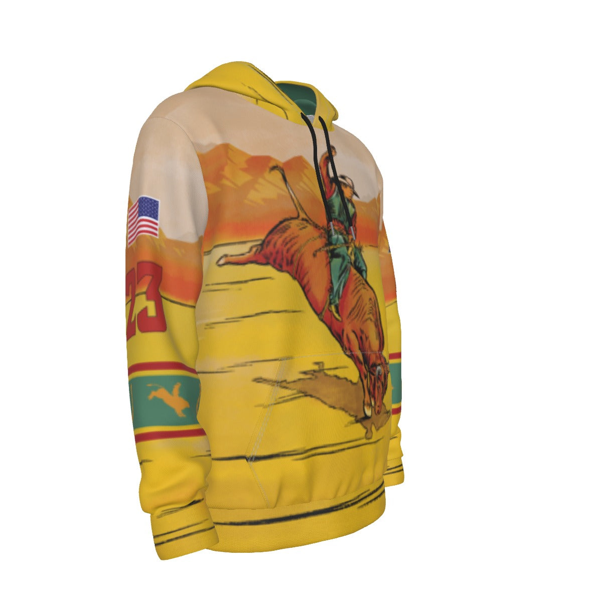 Bull Rider Customizable Light-Weight Hoodie