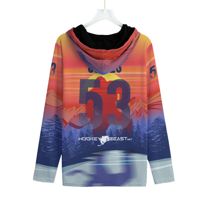 HockeyBeast Customizable Long Sleeve Pullover Hoodie Unisex