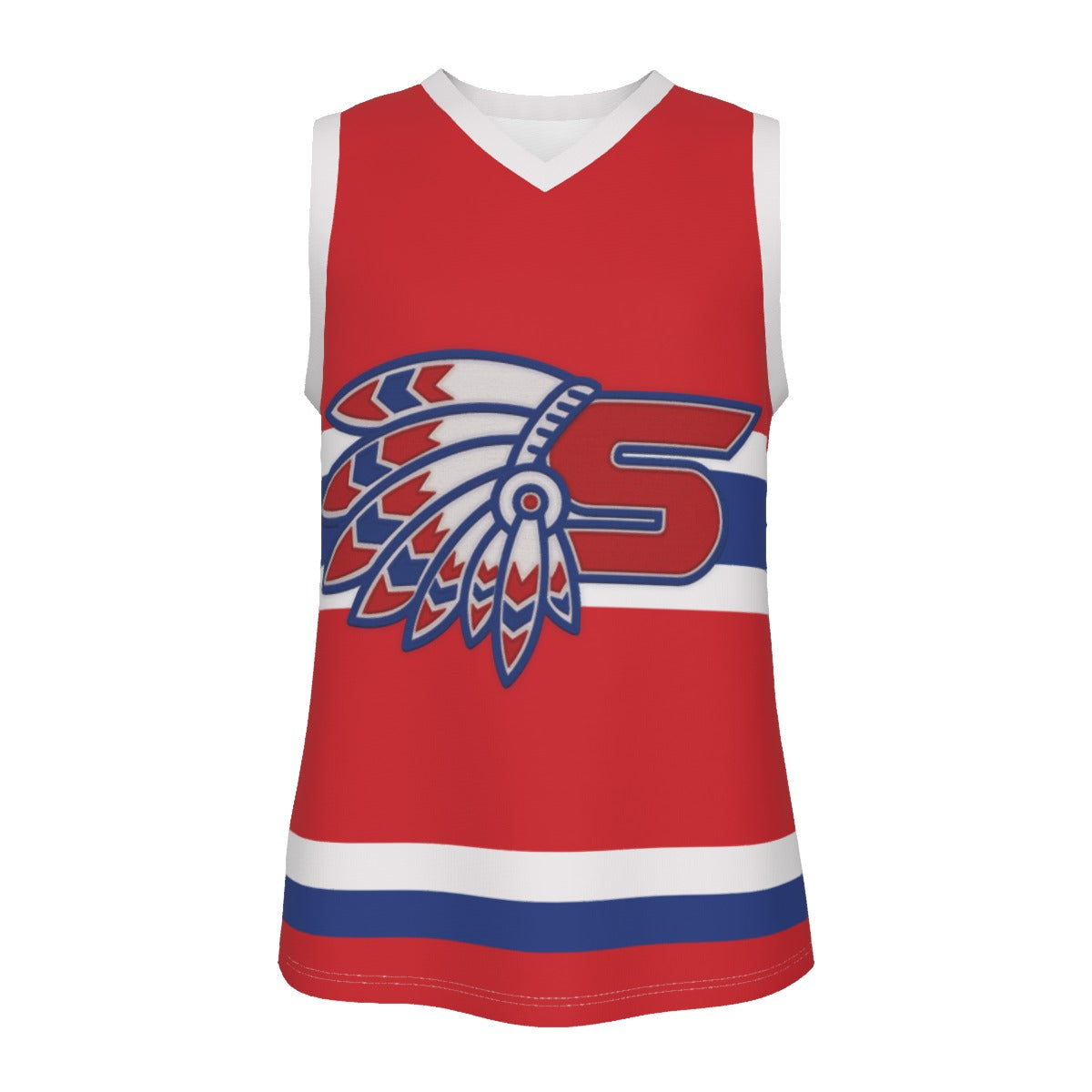 Chiefs Customizable V Neck Basketball Top