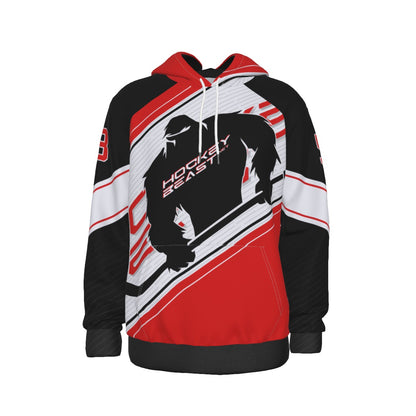 HockeyBeast Customizable Thick Pullover Hoodie