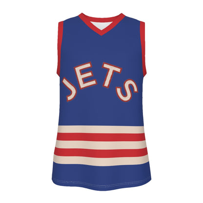 Jets Customized V Neck Basketball Top