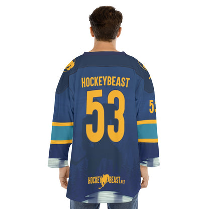 HockeyBeast Dark Customizable Hockey Jersey