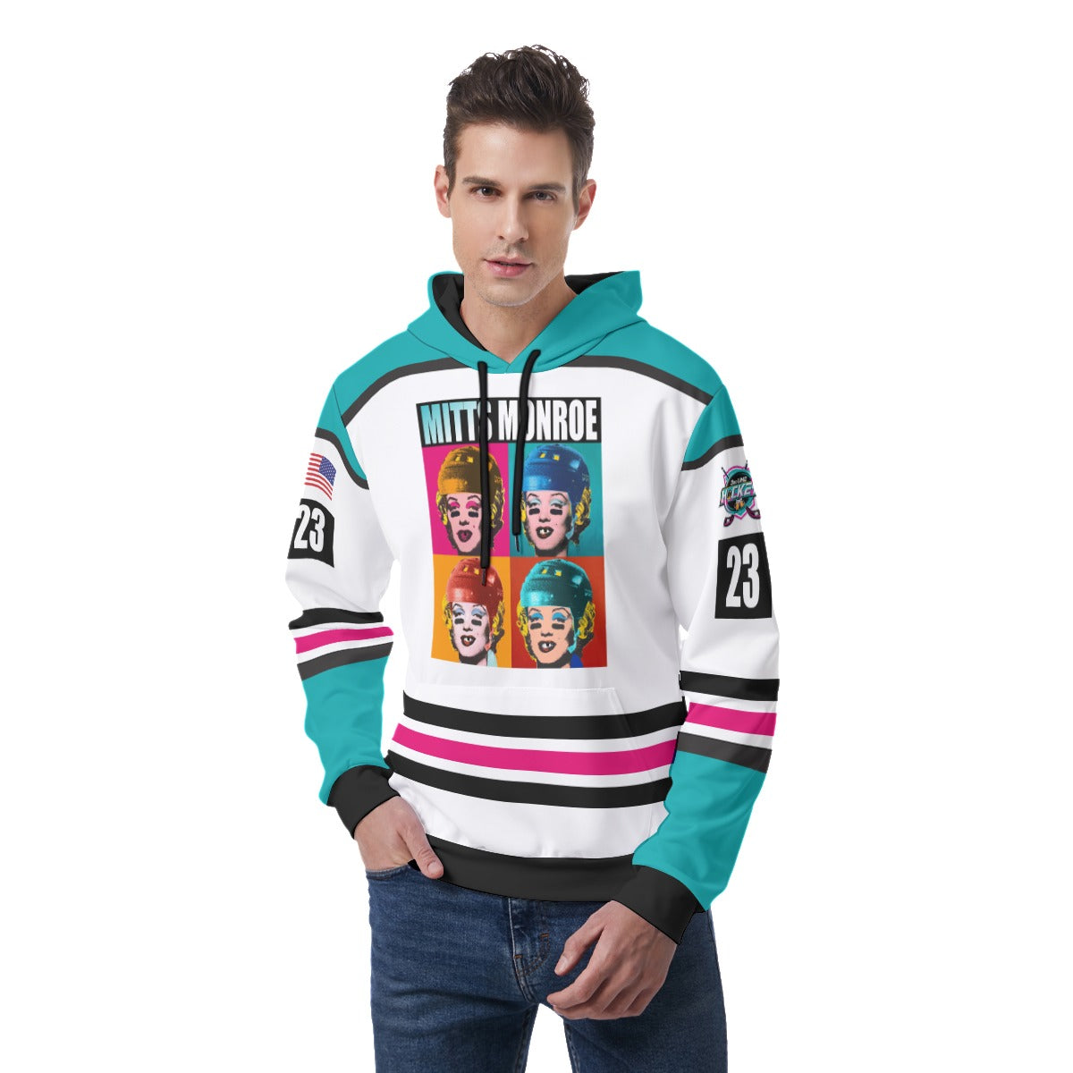 Monroe Light Weight Hoodie Shirt - Customizable