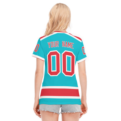 Peppermint Hippos Women's cut T-Shirt