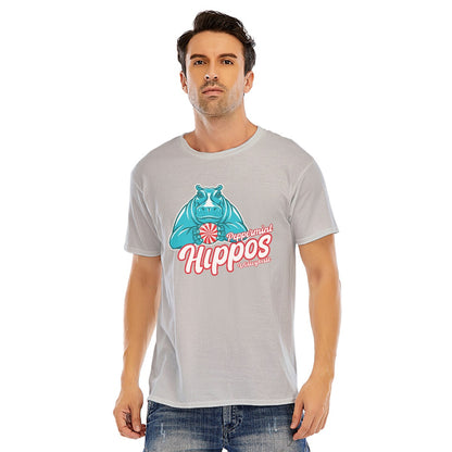 Peppermint Hippo Unisex Short Sleeve T-shirt
