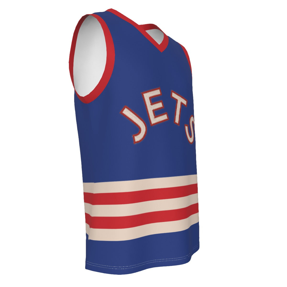 Jets Customizable V Neck Basketball Top