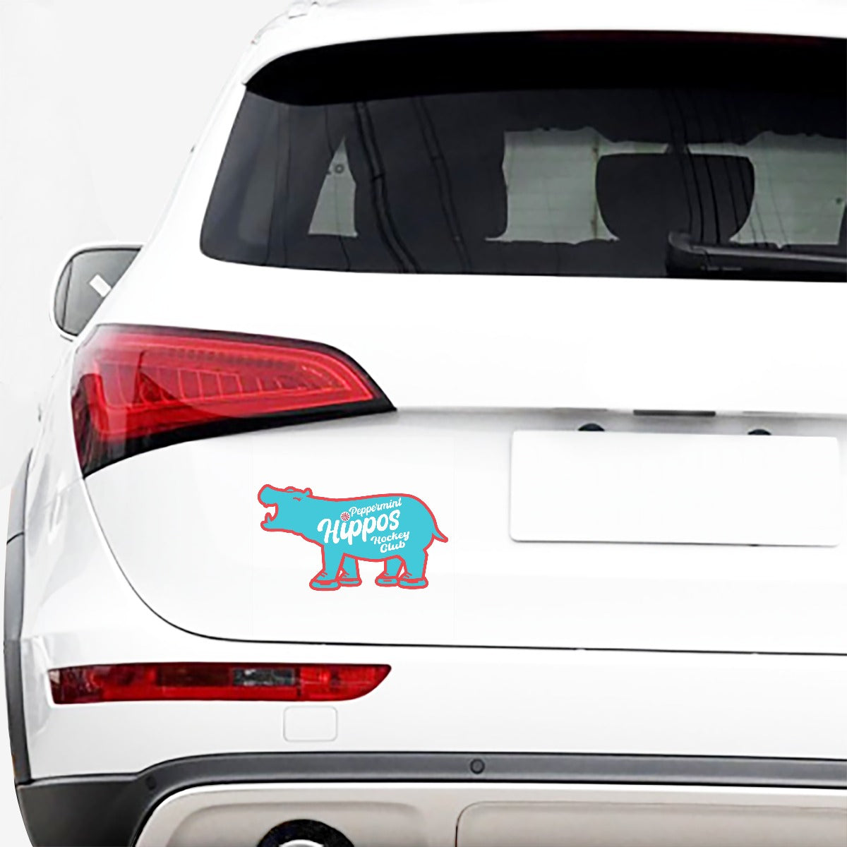 Hippo Car Decal