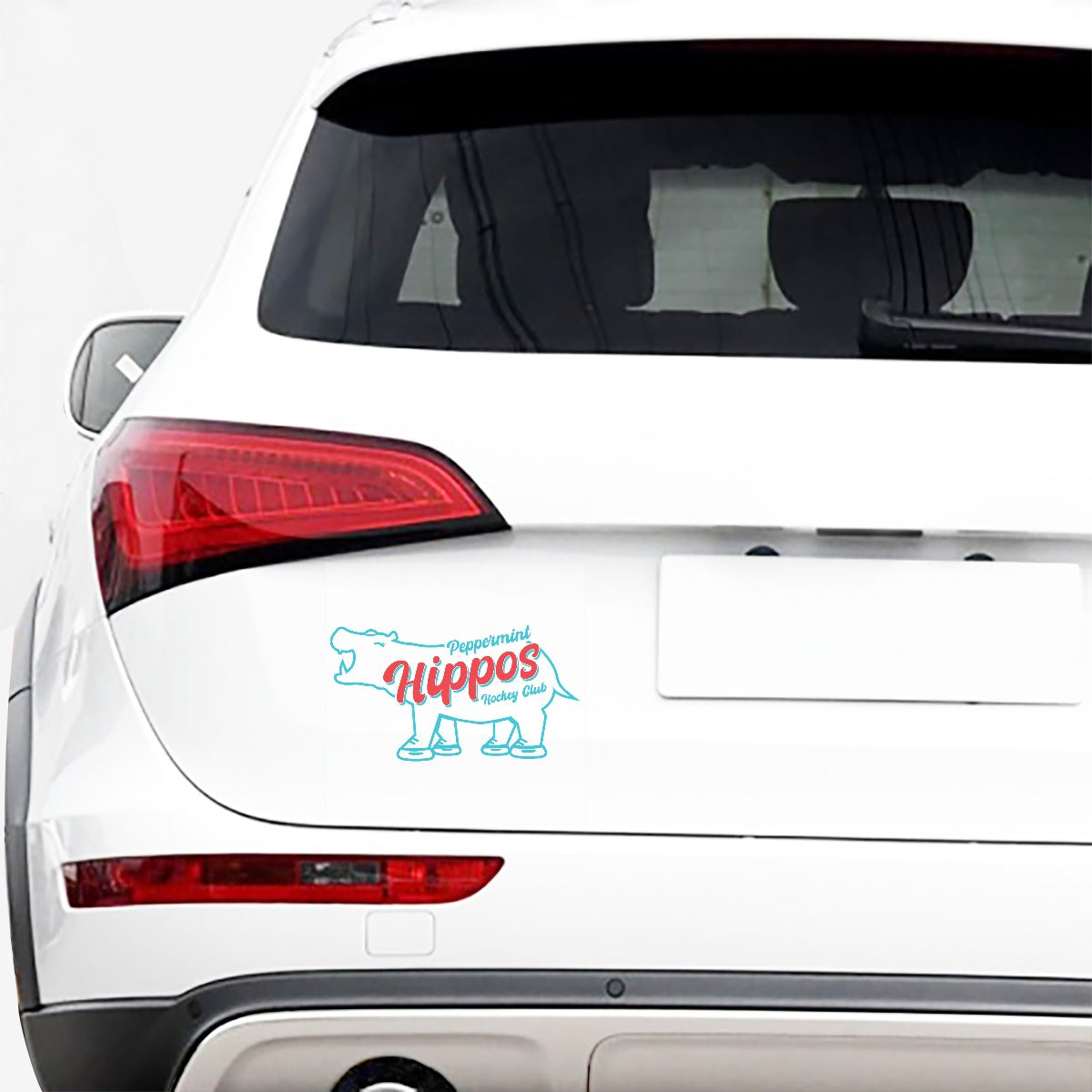 Hippo Car Decal