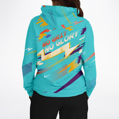 No Grit No Glory Customizable Women's Athletic Hoodie