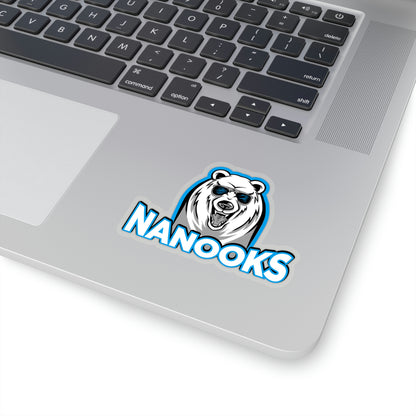 Nanook (no hockey text) Kiss-Cut Stickers