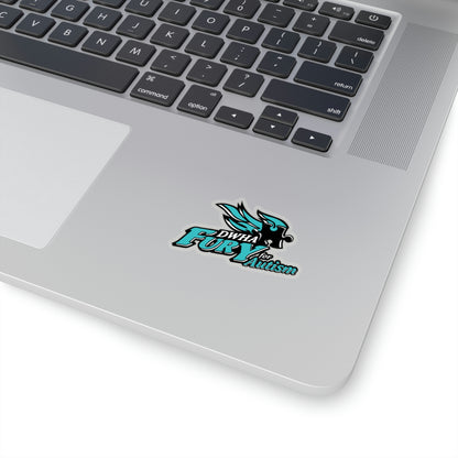 DWHA Fury for Autism Sticker - Indoor