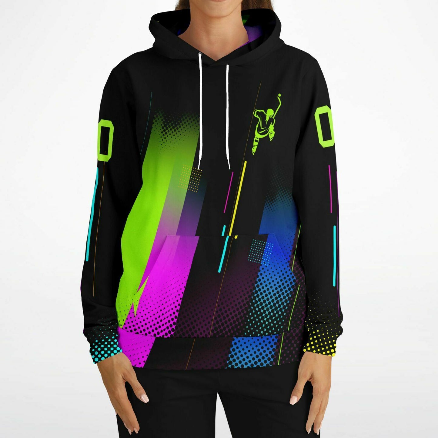 Breakaway Vibes Customizable Women's Athletic Hoodie