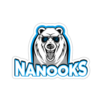 Nanook (no hockey text) Kiss-Cut Stickers