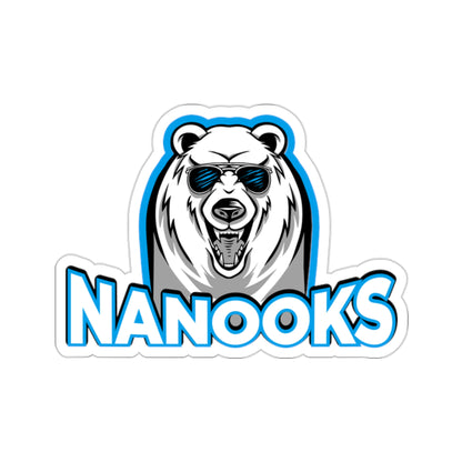 Nanook (no hockey text) Kiss-Cut Stickers