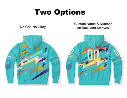 No Grit No Glory Customizable Women's Athletic Hoodie
