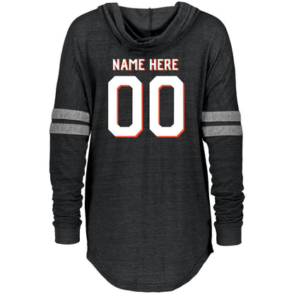 Brewskis Hockey Club Customizable Ladies Hooded Low Key Pullover