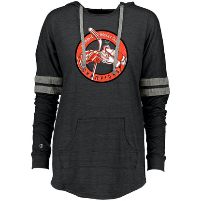 Brewskis Hockey Club Customizable Ladies Hooded Low Key Pullover