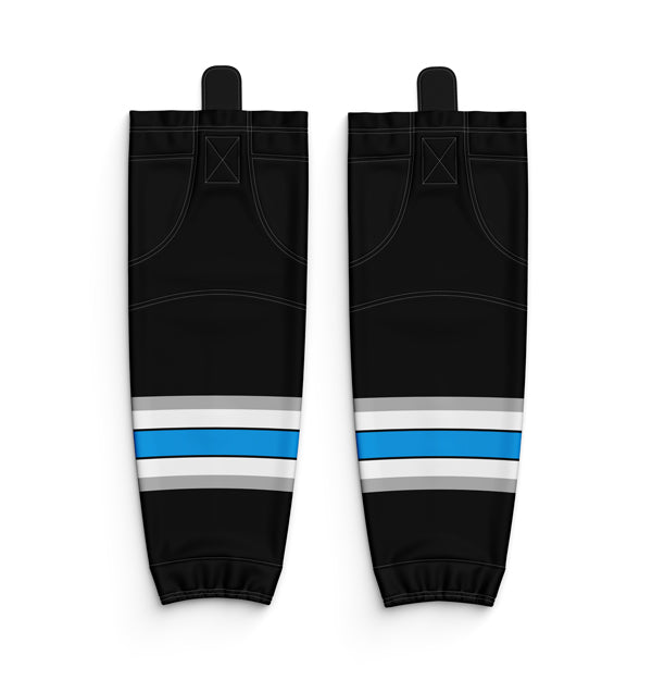 Nanooks Black Hockey Socks