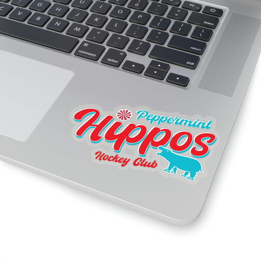 Peppermint Hippo Decal - Outdoor