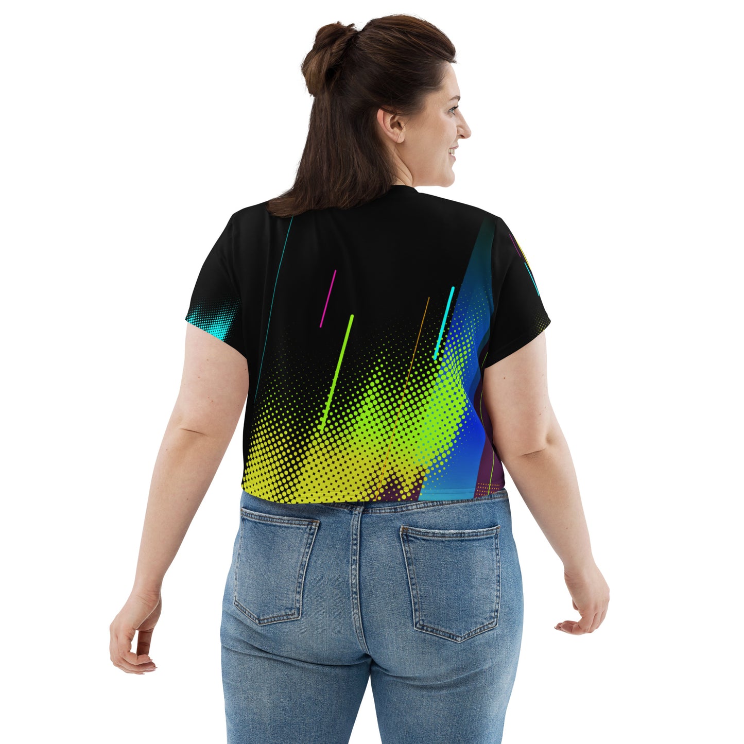 Breakaway Vibes 80's Crop Tee