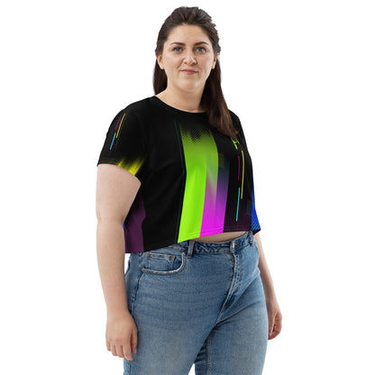 Breakaway Vibes 80's Crop Tee