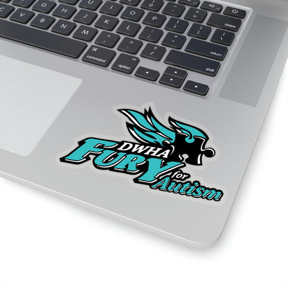 Fury for Autism Car Decal - Outdoor