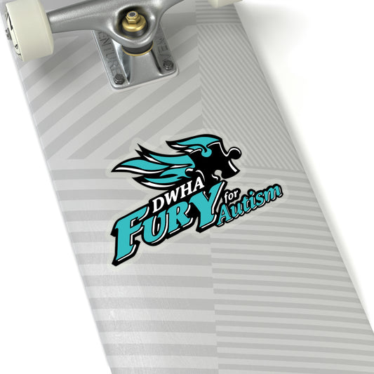 Fury for Autism Car Decal - Outdoor