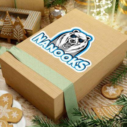 Nanook (no hockey text) Kiss-Cut Stickers