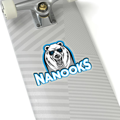 Nanook (no hockey text) Kiss-Cut Stickers